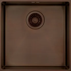 Keittiöallas Lavabo Kubus 400 Soft, 440x440 mm, antiikkimessinki