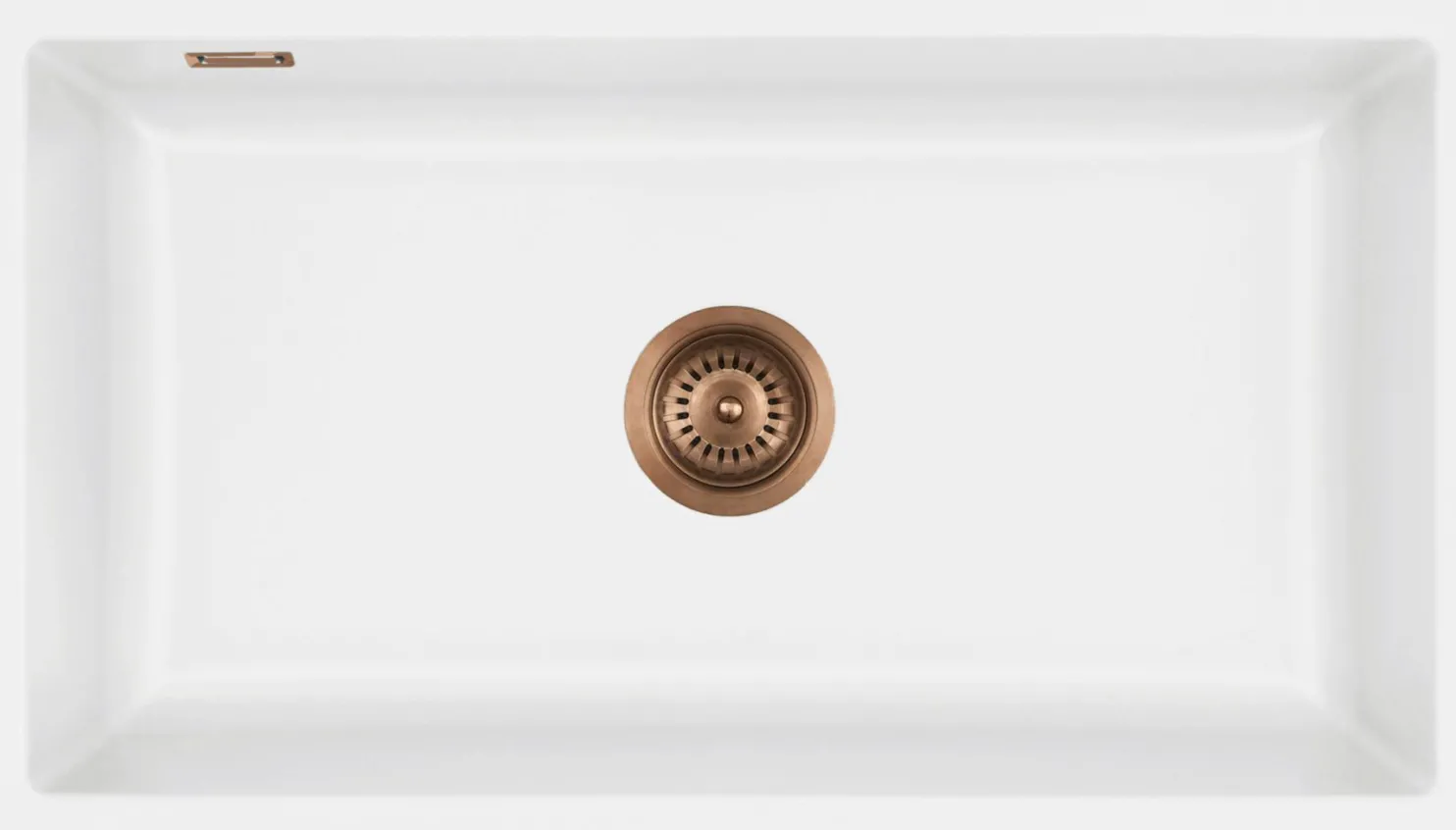 Keittiöallas Lavabo Mera 80 U, 776x441mm, keramiikka, mattavalkoinen, eri pohjaventtiilin värejä