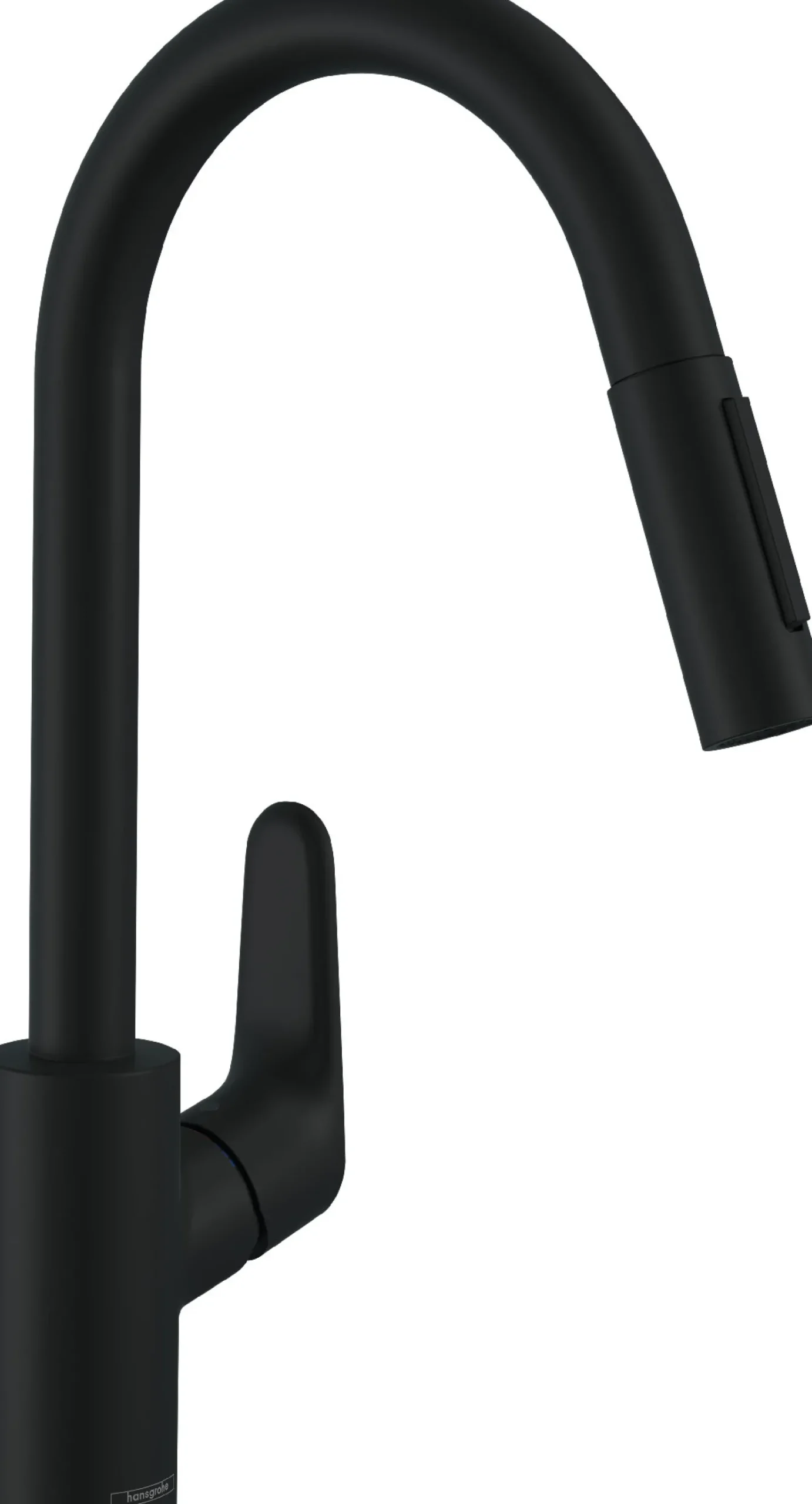 Keittiöhana Hansgrohe Focus M41 240 2jet, ulosvedettävä juoksuputki, mattamusta
