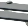 Kelluvat hyllyt, 2 kpl, lasi, 40x10 cm, 8 mm, musta