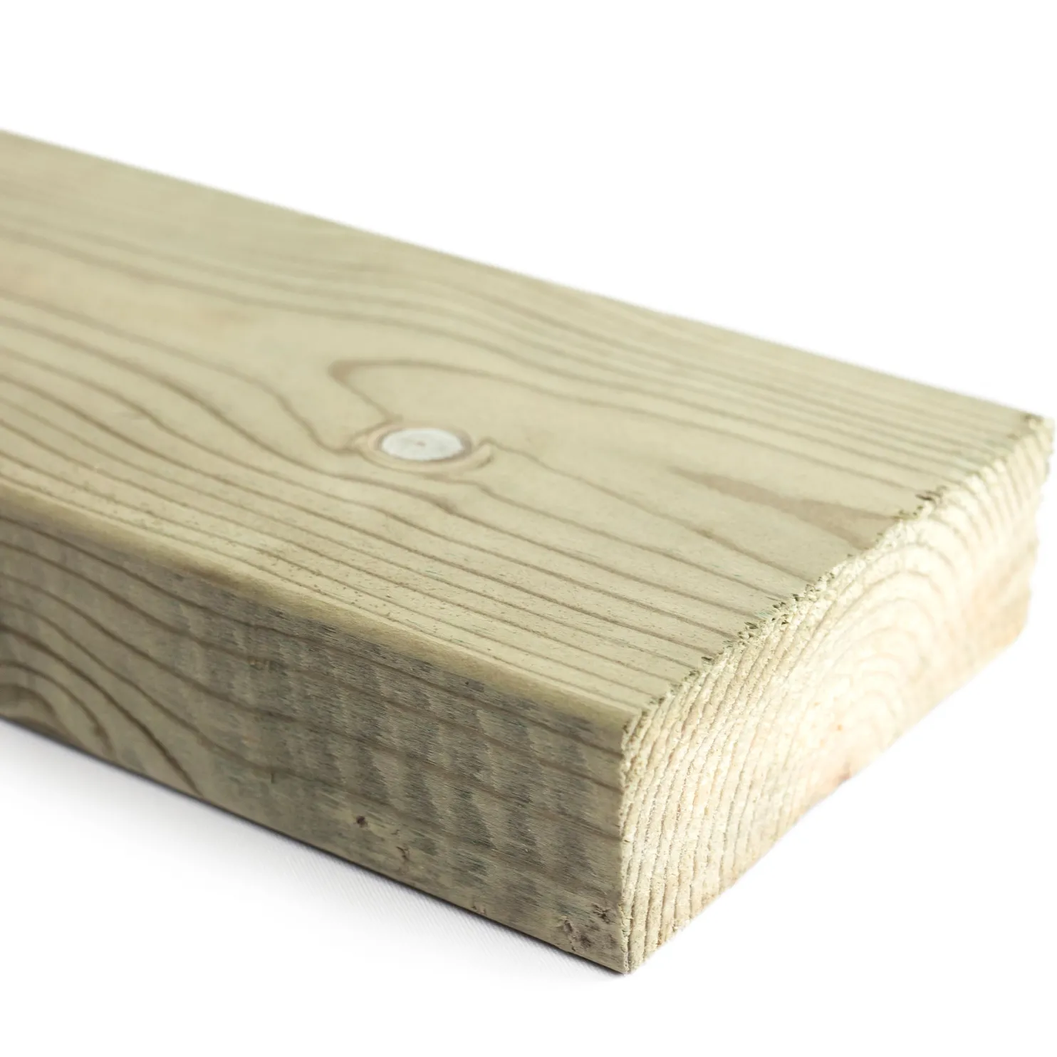 Kestopuu Oiva mänty mitallistettu 48x148 mm vihreä