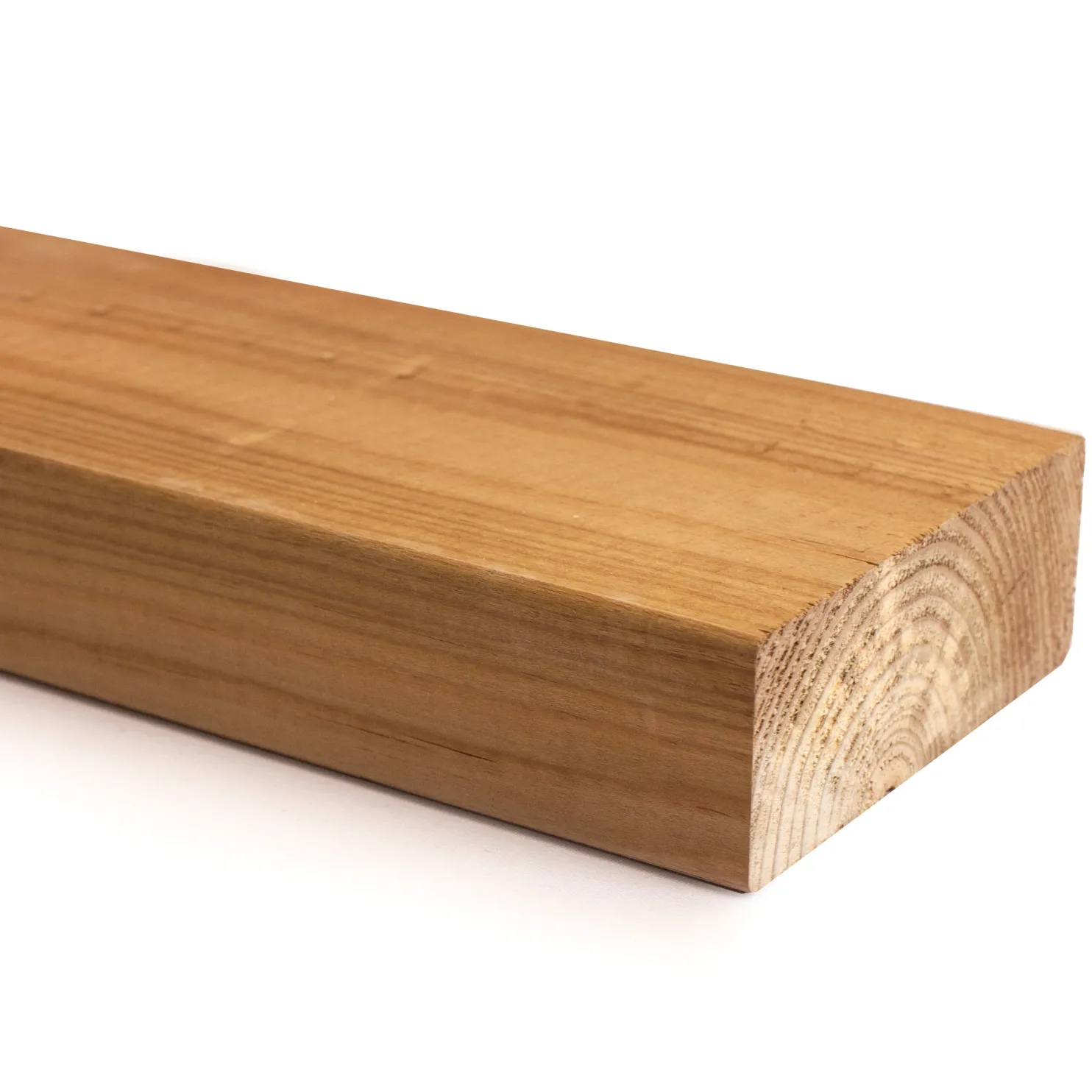 Kestopuu Oiva mänty mitallistettu 48x123 mm ruskea