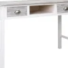Kirjoituspöytä harmaa 110x45x76cm puinen