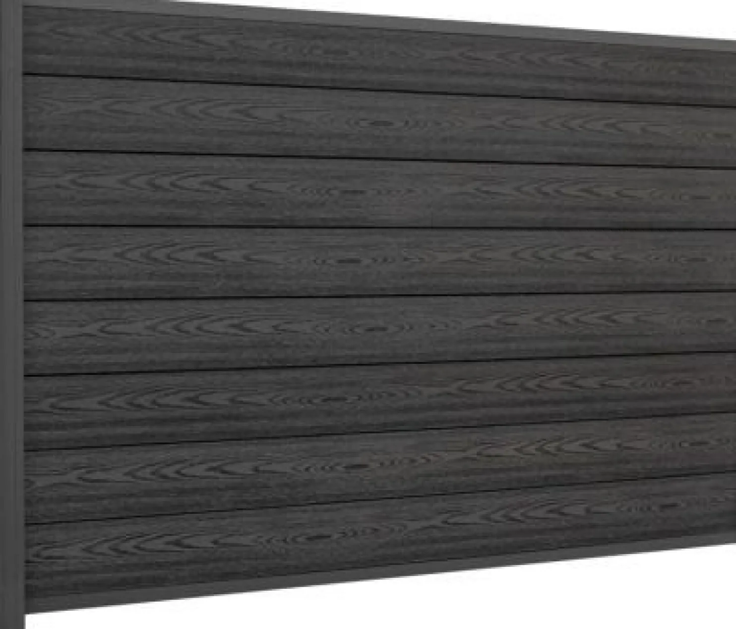 Komposiitti ponttilauta-aitapaketti Hortus, Premium Lucca -pintakuvio, lisäosio, 121.3cm