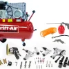 Kompressorisetti Drift-Air CT 4/380 5 paineilmakonetta 45 lisävarustetta ja 5 paineilmatyökalua