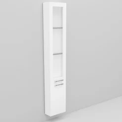 Korkea kaappi Noro Flexline 222.2 300 mm valkoinen raami