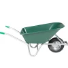 Kottikärryt Vihreä 90 L 150 kg Sinkitty teräs ja muovi (13466)