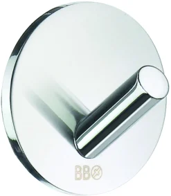 Koukku mini Beslagsboden BK1080 tarrakiinnitteinen kromi