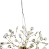 Kristallikattovalaisin Aneta Lighting Viva ø 55 cm messinki/kirkas K9-kristallilasi