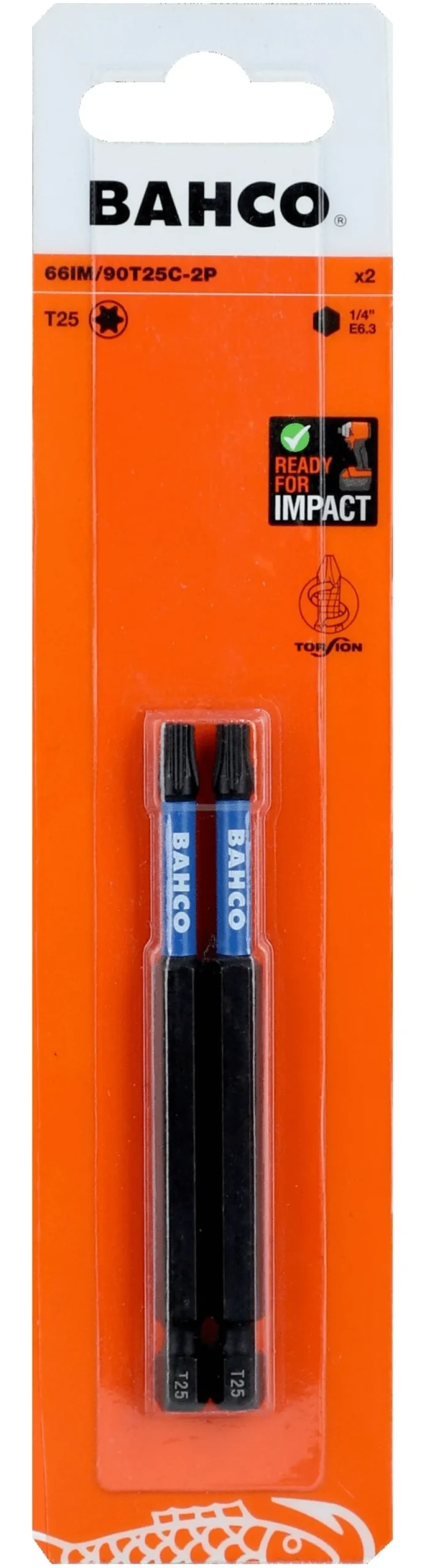 Kärkisarja Bahco 66IM T25, 90mm, 2 kpl