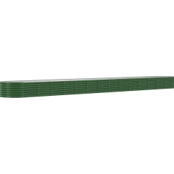 Kukkalaatikko korotettu jauhemaalattu teräs, eri kokoja ja värejä (12741)