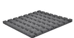 Kumilaatta Nordic Play, 500x500x30mm harmaa