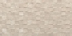 Kuviolaatta Pukkila Piazen Ivory Cubic himmeä struktuuri 600x300 mm
