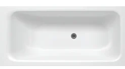 Kylpyamme Gustavsberg, 1500 x 700 mm, ilman kehikkoa, glazeplus-pinta, kaksi kädensijaa, valkoinen