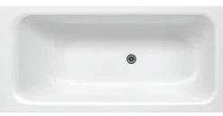 Kylpyamme Gustavsberg, 1500 x 700 mm, ilman kehikkoa, vakiopinta, aukot kahdelle kädensijalle, valkoinen