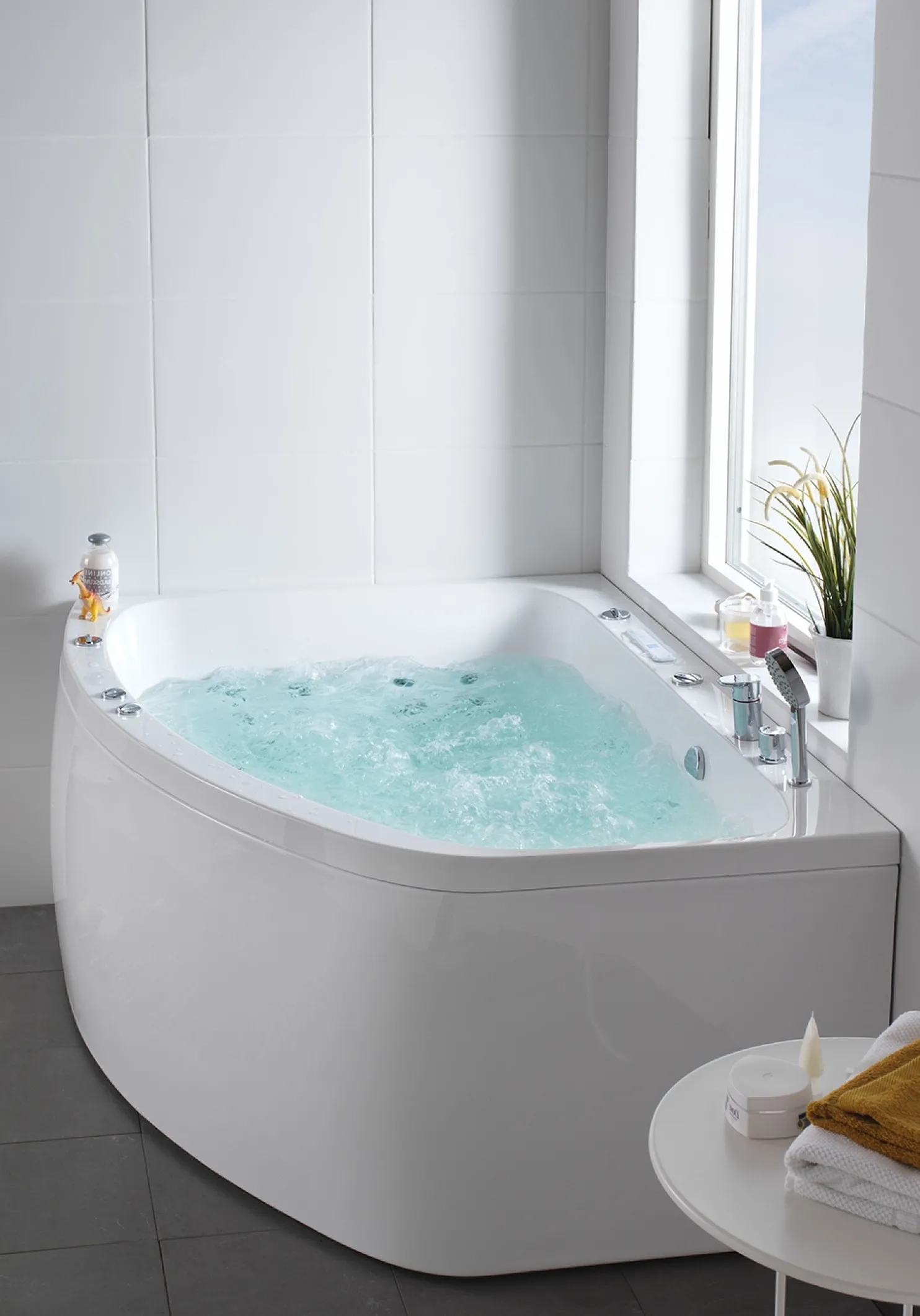 Kylpyamme Hafa Aqua 160R Duo, valkoinen