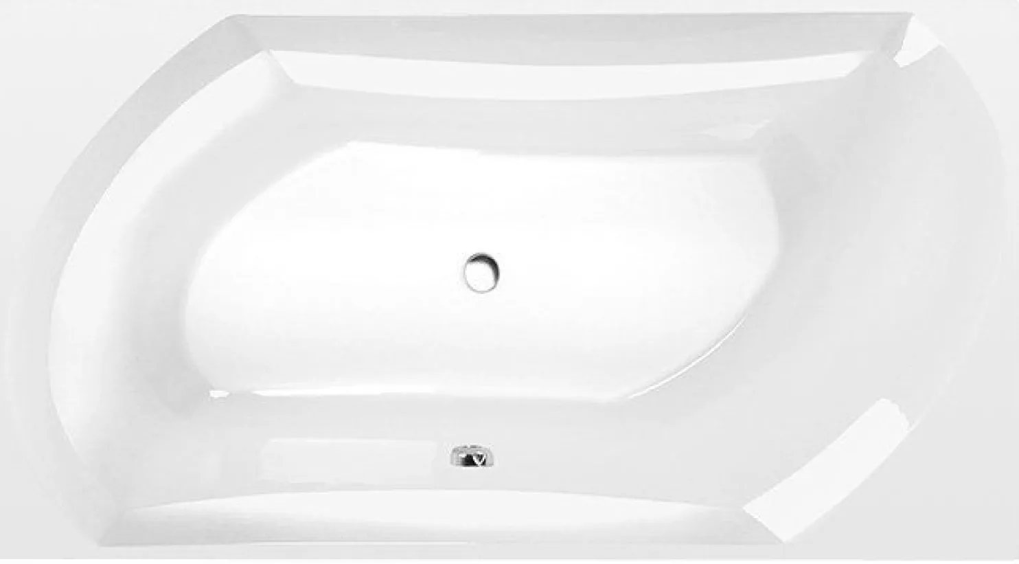 Kylpyamme Interia Salsa 1900x1000x470 mm, valkoinen