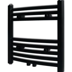 Kylpyhuoneen keskuslämmitys pyyheteline kaareva 480x480 mm