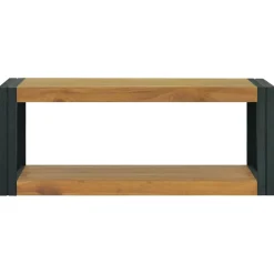 Kylpyhuoneen Seinäkaappi 90x45x35 cm täysi tiikki (38231)