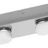 Kylpyhuoneen seinävalaisin Osram Smart+ Matter Orbis Duplo IP44 Tunable White hopea, eri kokoja