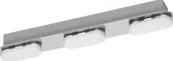 Kylpyhuoneen seinävalaisin Osram Smart+ Matter Orbis Duplo IP44 Tunable White hopea, eri kokoja