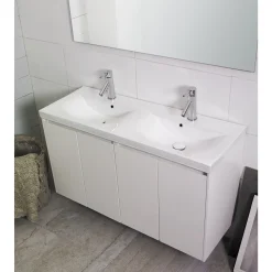 Kylpyhuonekaluste Noro Lifestyle Concept 1200duo pesualtailla ja allaskaapilla korkea