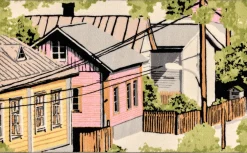 Kynnysmatto Vallila Naapurusto, 50x80cm