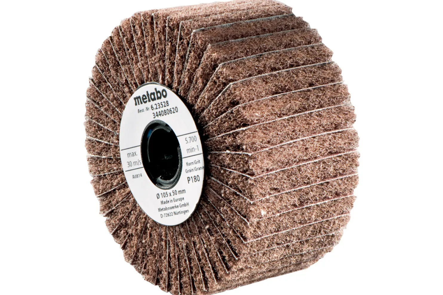 Lamelli-/kuituhiomarulla Metabo Fleece 105x50mm 80 karkeus