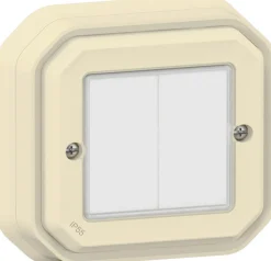 Langaton kaksoiskytkin Legrand Plexo with Netatmo IP55 pinta, paristoton