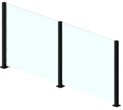 Lasielementti Green Land Patio 100x100 cm eri värejä