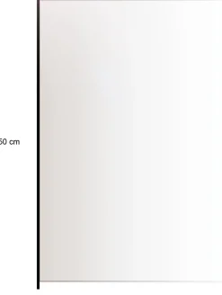 Lasikaidepaneeli Hortus alumiinitolpille 150x100cm kirkas lasi