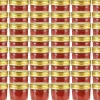 Lasiset hillopurkit kullan värisillä kansilla 48 kpl 110 ml