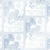 Lastenhuoneen tapetti Sandudd Muumi 5348-6, sininen/valkoinen, non-woven
