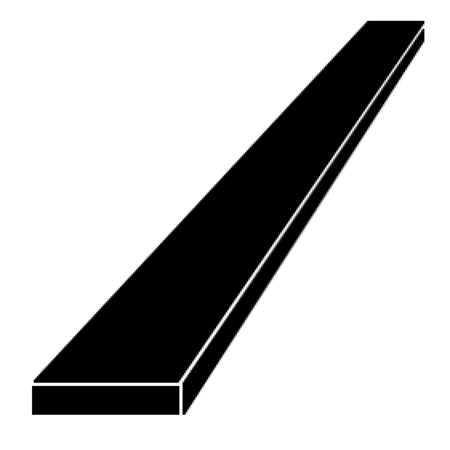 Lattatanko teräs 10x60 mm S355J0 pituus 6 m