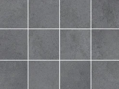Lattialaatta Pukkila Concreto, 10x10cm, matta, lasitettu, liimatäpläarkki