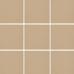Lattialaatta Pukkila Natura Tumma Beige himmeä sileä 96x96 mm lasikuituverkossa