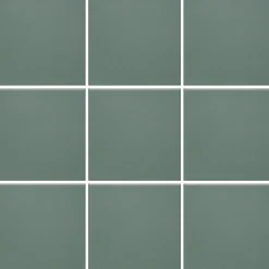 Lattialaatta Pukkila Natura Tummanvihreä himmeä sileä 96x96 mm lasikuituverkossa