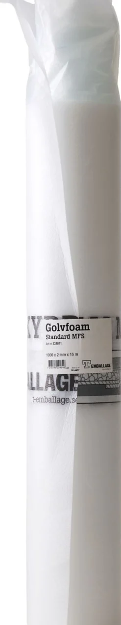 Lattian alusmateriaali Bjelin Combifoam 15m², askeläänieriste ja kosteussulku, valkoinen