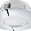 LED-alasvalo Eglo Pineda 4.9W Ø78mm IP20/44 kromi 95818