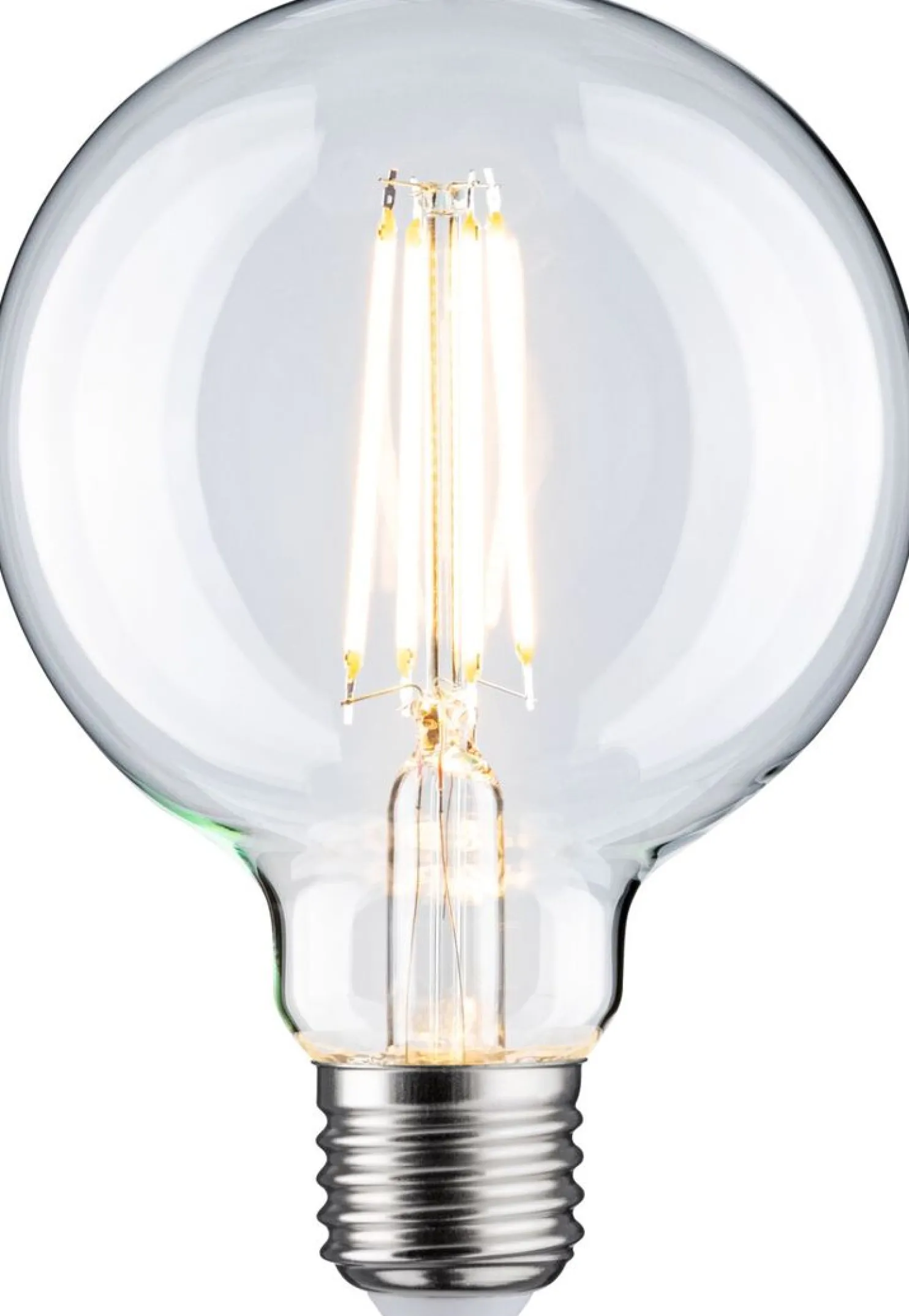 LED-filamenttilamppu Paulmann Globe, G95, E27, 806lm, 7.5W, 2700K, himmennettävä, kirkas