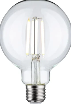 LED-filamenttilamppu Paulmann Globe, G95, E27, 806lm, 7W, säädettävä värilämpötila, kirkas