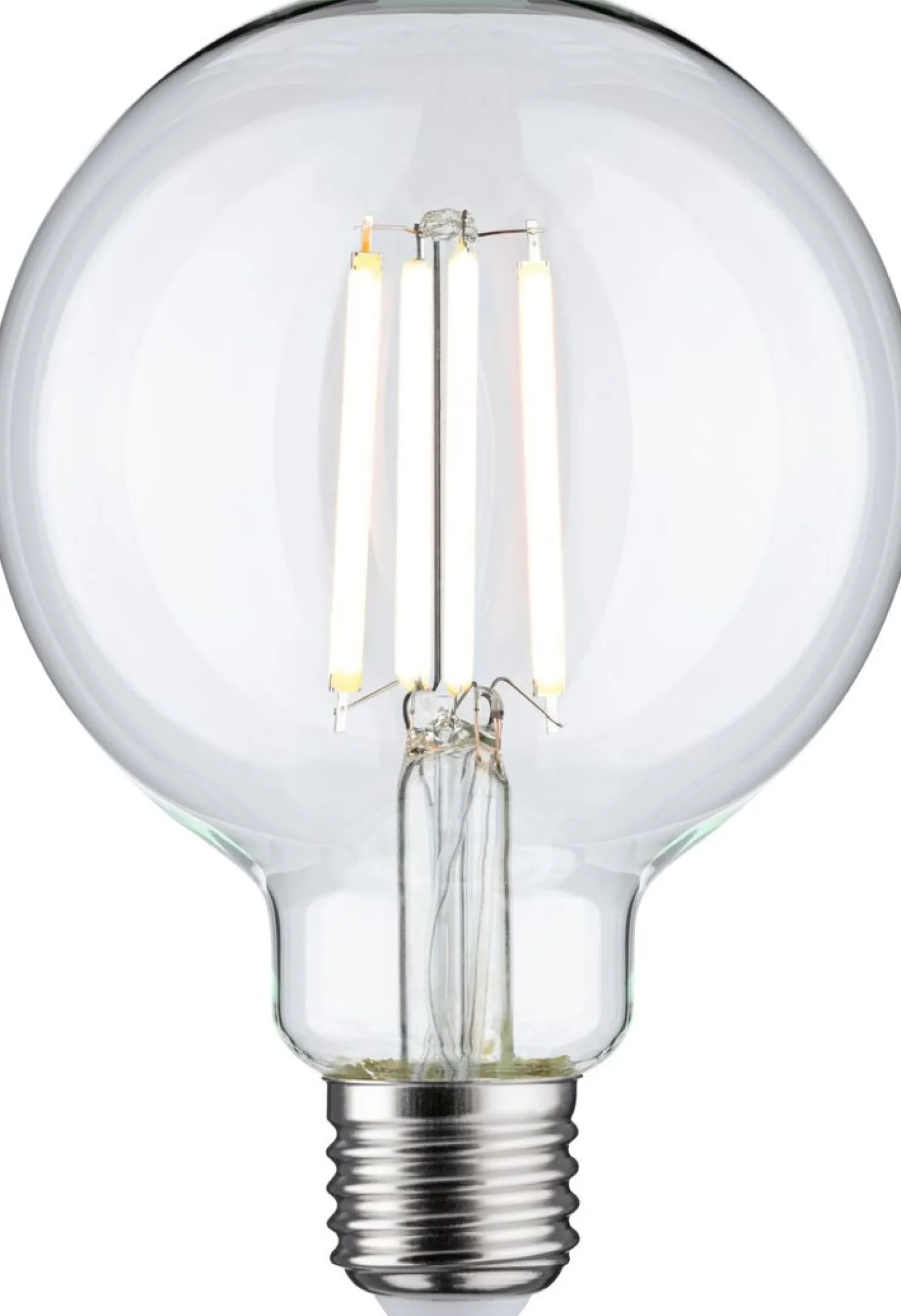 LED-filamenttilamppu Paulmann Globe, G95, E27, 806lm, 7W, säädettävä värilämpötila, kirkas
