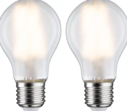 LED-filamenttilamppu Paulmann Pear, E27, 806lm, 7W, 2700K, matta, 2kpl