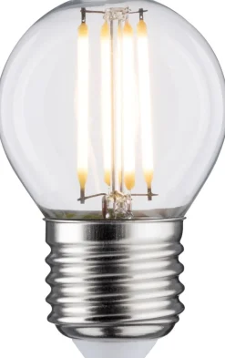 LED-filamenttilamppu Paulmann Drop, E27, 470lm, 4.8W, 2700K, himmennettävä, kirkas