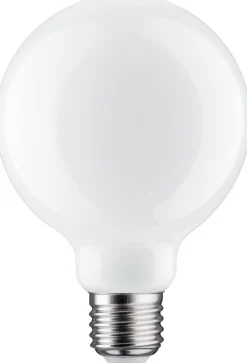 LED-filamenttilamppu Paulmann Globe, G95, E27, 806lm, 7.5W, 2700K, himmennettävä, opaali