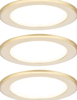 LED-kalustevalaisin Paulmann Ø65mm upotettava 2.5W 180lm, 3kpl/pkt, eri vaihtoehtoja