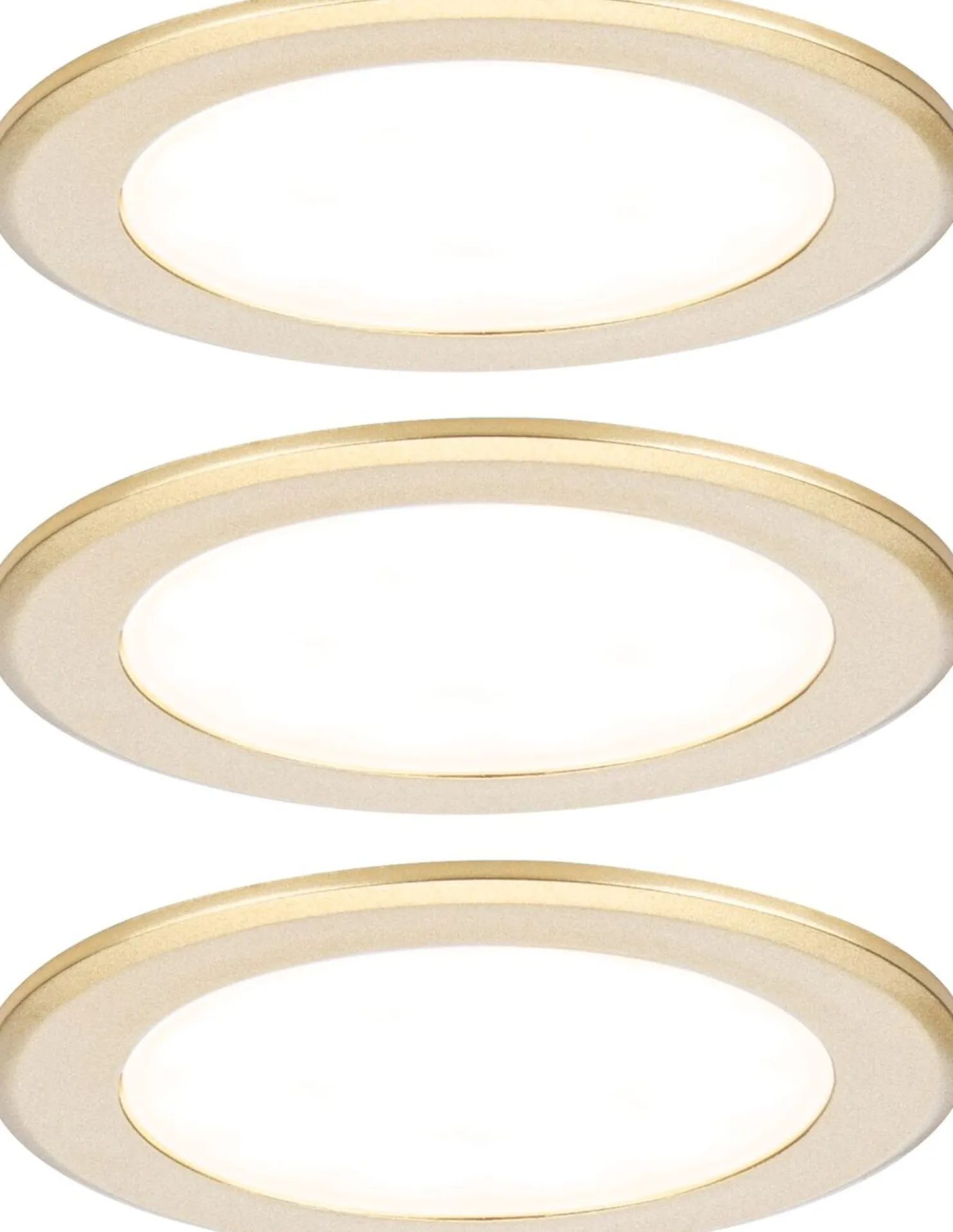 LED-kalustevalaisin Paulmann Ø65mm upotettava 2.5W 180lm, 3kpl/pkt, eri vaihtoehtoja