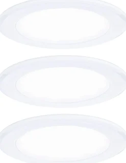 LED-kalustevalaisin Paulmann Ø65mm upotettava 2.5W 180lm, 3kpl/pkt, eri vaihtoehtoja
