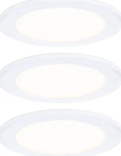 LED-kalustevalaisin Paulmann Ø65mm upotettava 2.5W 180lm, 3kpl/pkt, eri vaihtoehtoja
