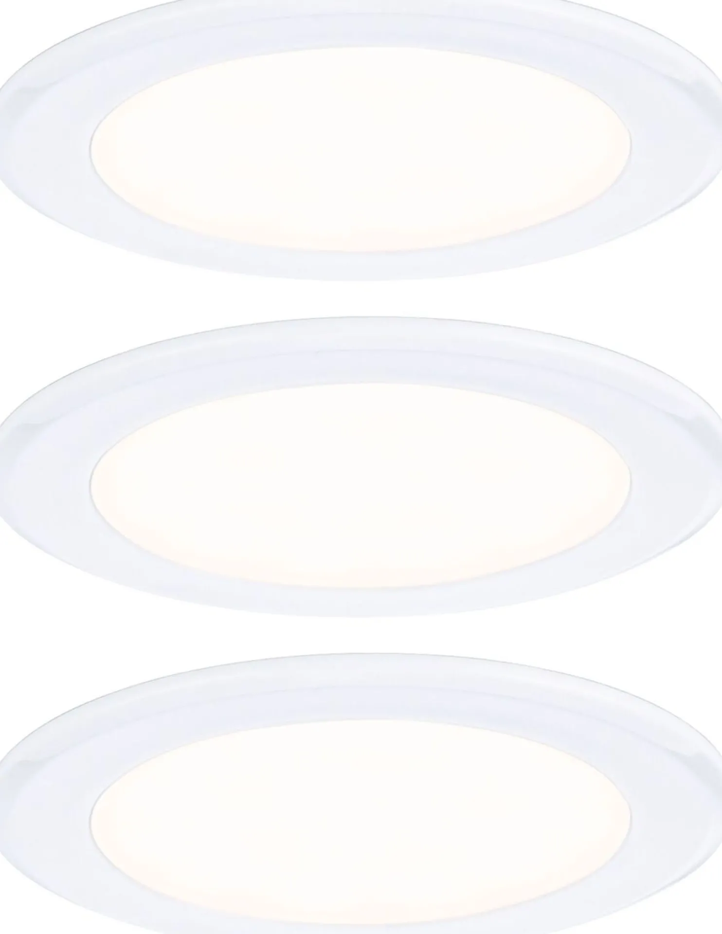 LED-kalustevalaisin Paulmann Ø65mm upotettava 2.5W 180lm, 3kpl/pkt, eri vaihtoehtoja